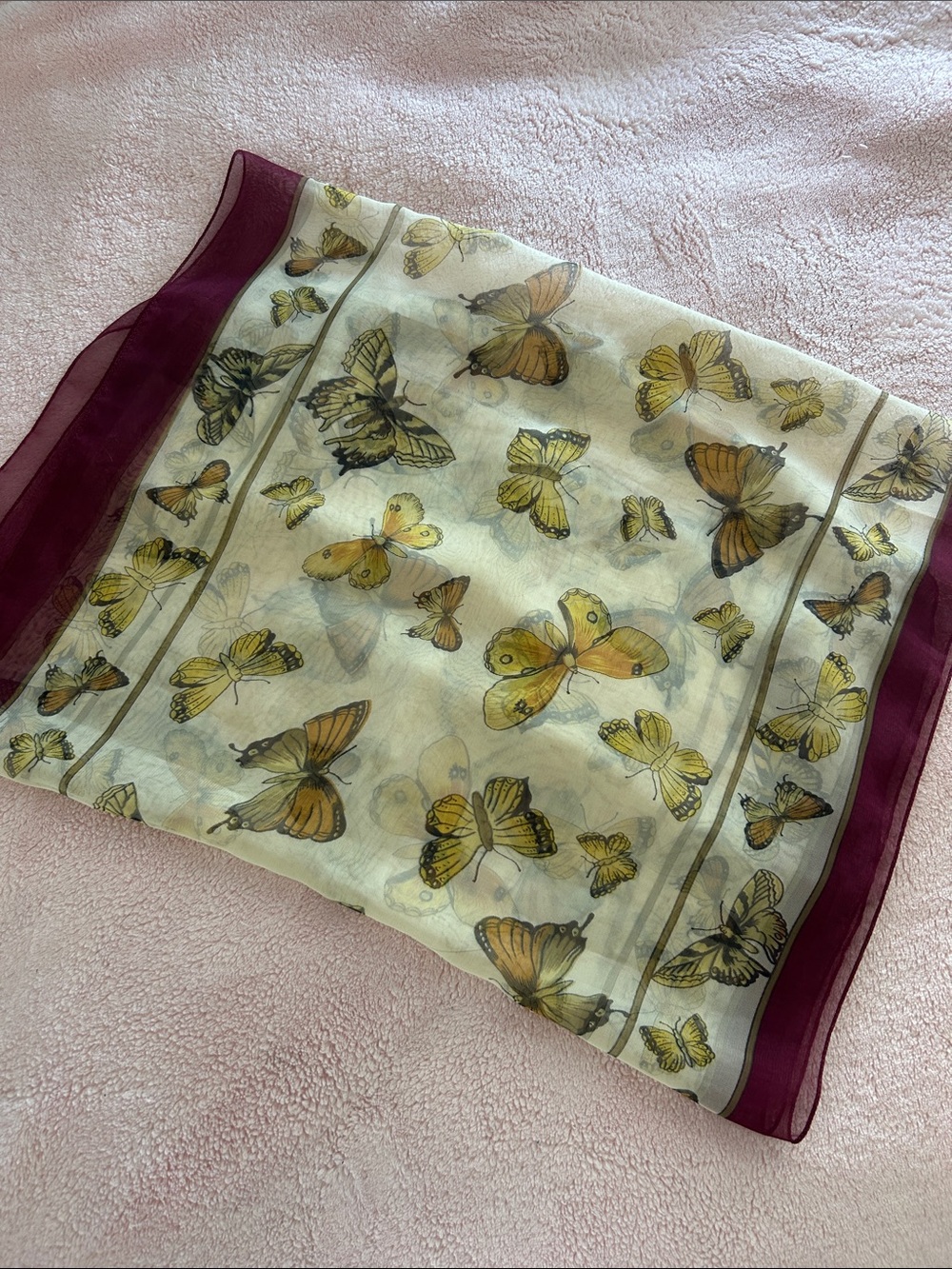 Butterfly scarf
